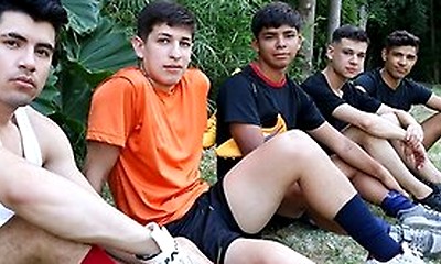 Soccer Players Fucking After The Game - Glenn Hut, Rick Lennon And Felix Harris