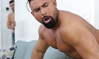 Steven Roman Pleasures Himself With A Dildo When His Roommate Jeremy Spreadums Catches Him