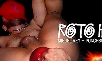 Punchboys Hole Turned Into A Wrecked Recturm And Juice Prolapse - Miguel Rey, Power Bottom And Rose Bud