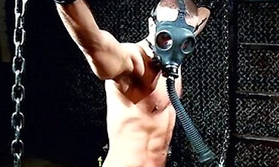 Drake Jaden And Dirk Caber In Muscled Sub Groans While Master Dom Torments His Body