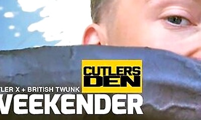 Cutler X Destroys British Twunks Smooth Hole With His Big Uncut Juicy Cock