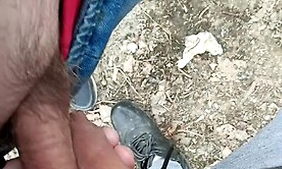 Old Man Fucks My Foreskin - Enjoying Uncut Cock - Cum On Uncut Dick