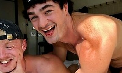 American Jock Breeds British Twink With A Fat Ass