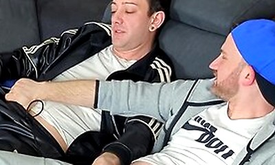 Sniffing Sneaker, Socks And Feet And Cum On Them
