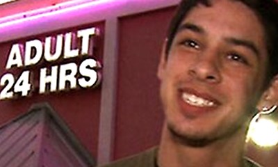 Tony Douglas Gets Surprised Pleasure From Richie Sabatini At The Glory Hole Booth