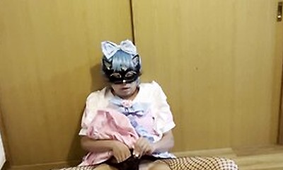 Hentai Crossdressermesuiki With A Piston Machine