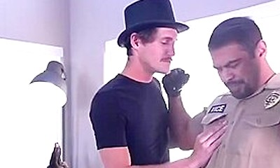 Police Officer Mesmerized And Used For Bareback Anal Sex