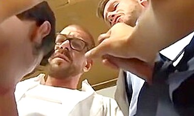 Hunky Stepdaddies Hans Berlin And Rocco Steele Anal Fuck In 3way Stepdaddy Sex Files - Bus