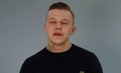 Young Straight MMA Fighter Wanks his Big Uncut Cock & Shoots his Load!