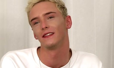 Horny Young Kris Strokes One Out - Kris Blent